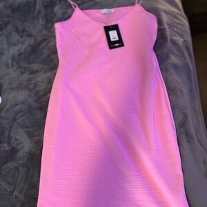 Fashion Nova Pink Slip Dress